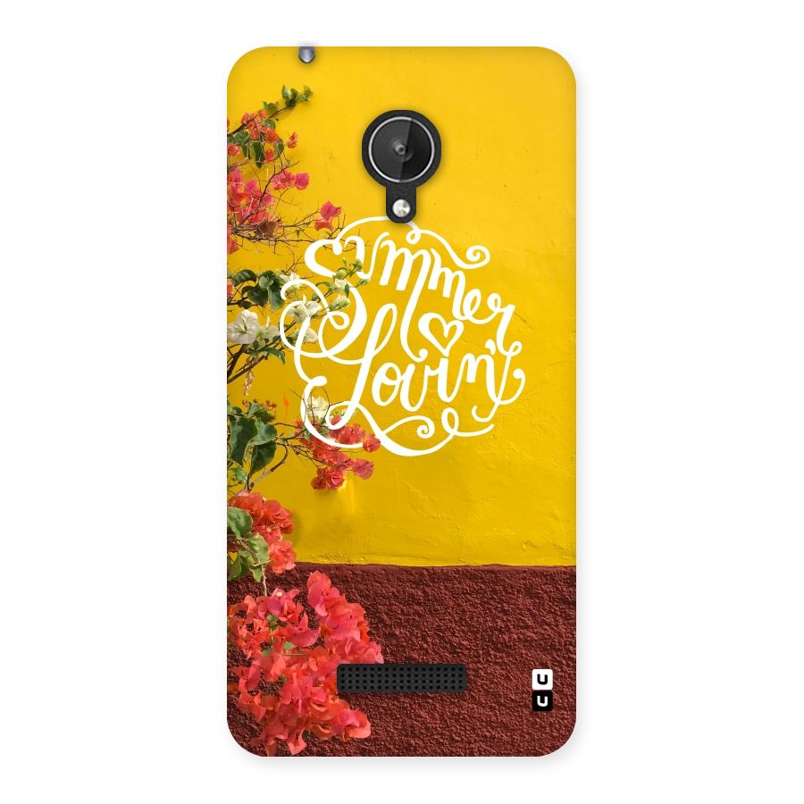 Summer Lovin Back Case for Micromax Canvas Spark Q380