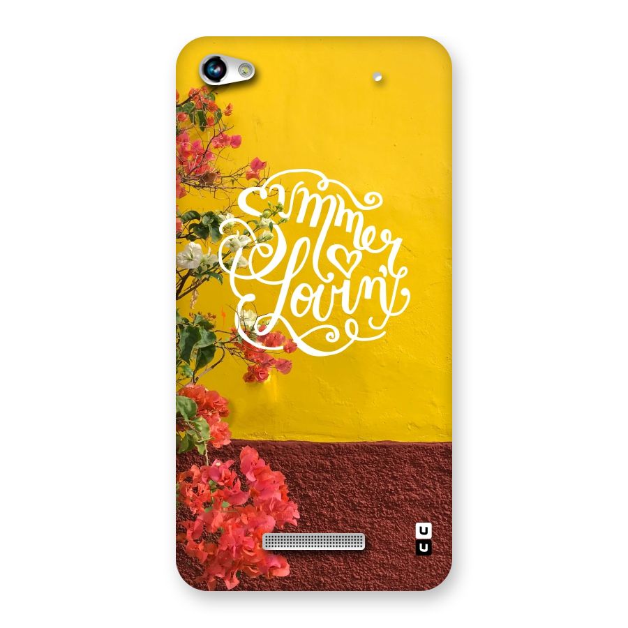Summer Lovin Back Case for Micromax Hue 2