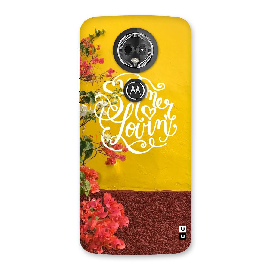 Summer Lovin Back Case for Moto E5 Plus