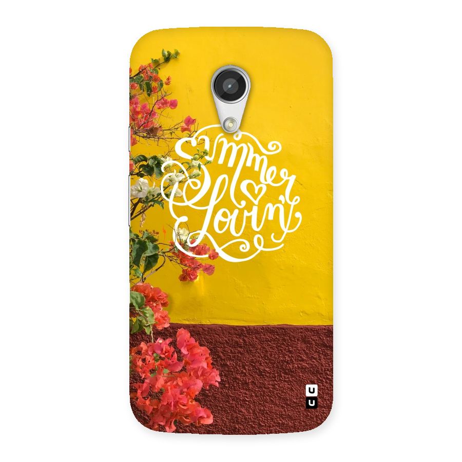 Summer Lovin Back Case for Moto G 2nd Gen