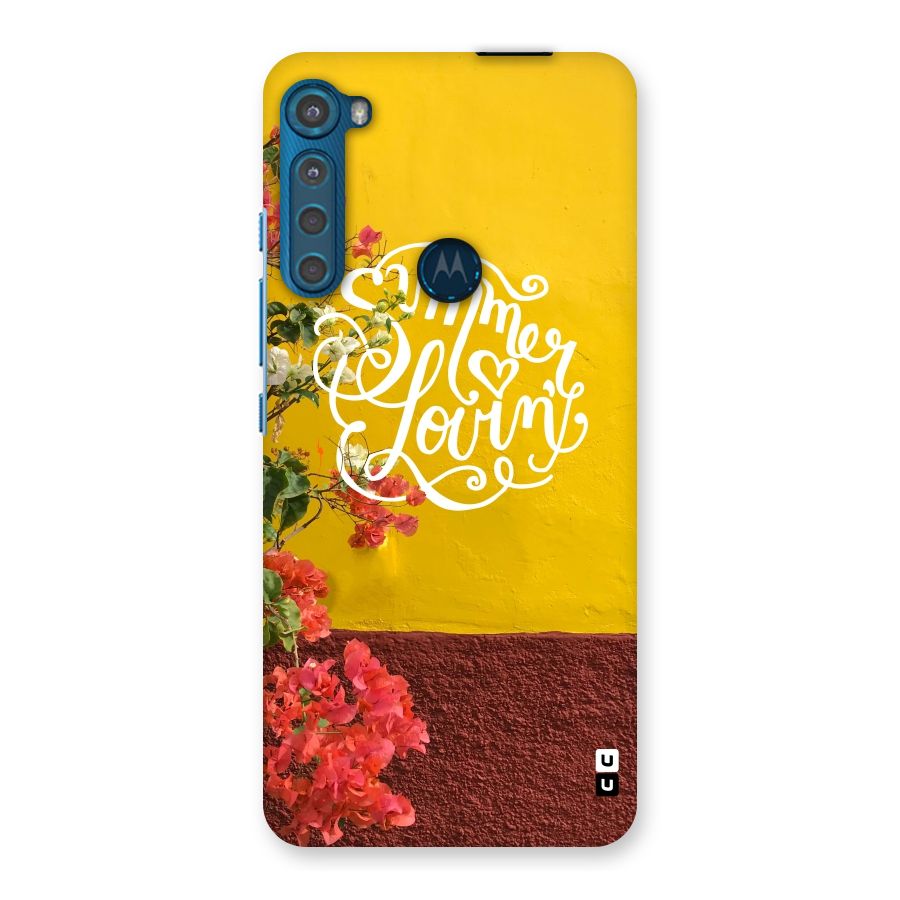 Summer Lovin Back Case for Motorola One Fusion Plus