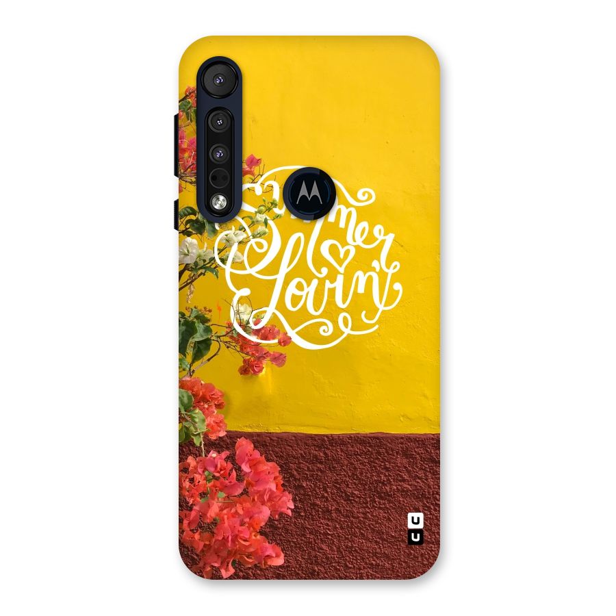Summer Lovin Back Case for Motorola One Macro