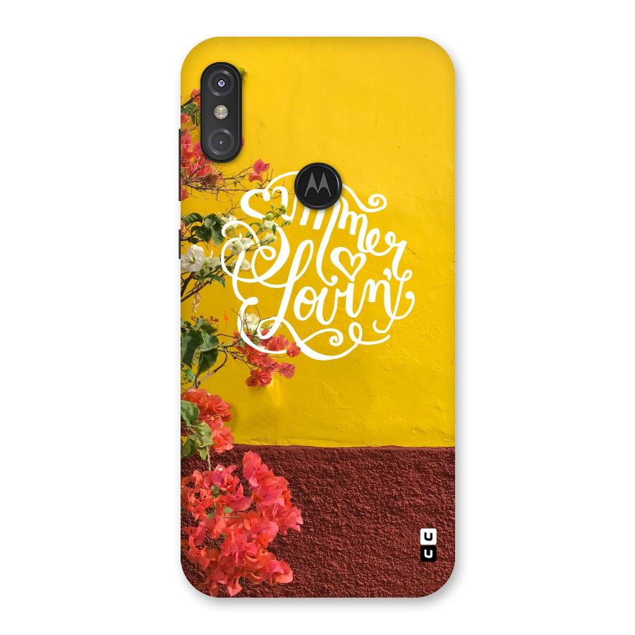 Summer Lovin Back Case for Motorola One Power
