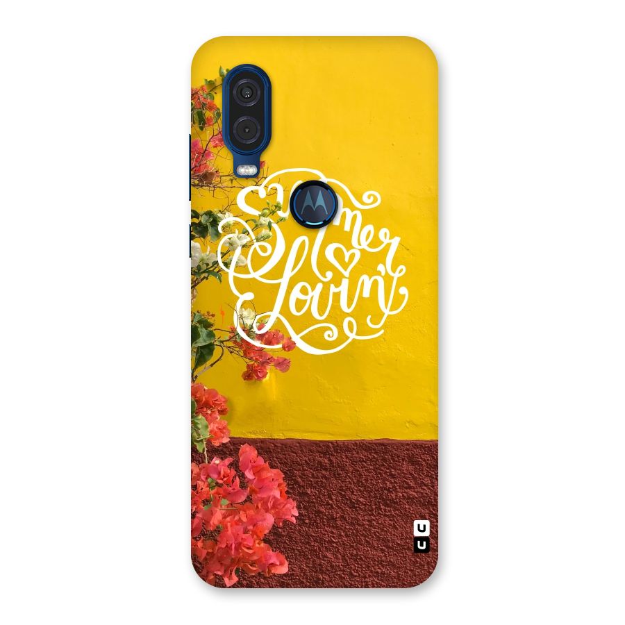 Summer Lovin Back Case for Motorola One Vision