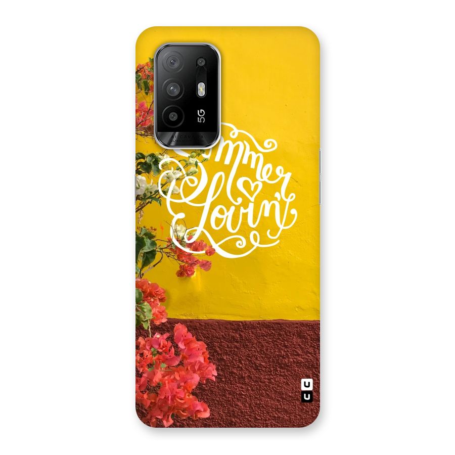 Summer Lovin Back Case for Oppo F19 Pro Plus 5G