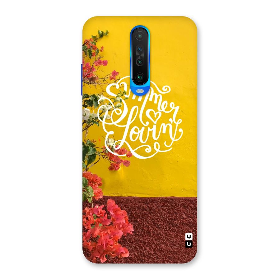 Summer Lovin Back Case for Poco X2