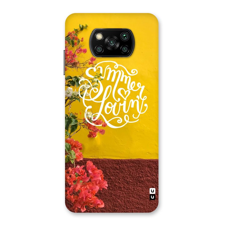 Summer Lovin Back Case for Poco X3