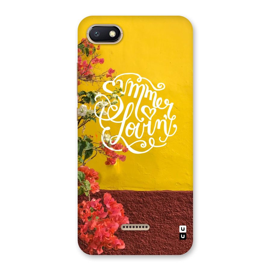 Summer Lovin Back Case for Redmi 6A