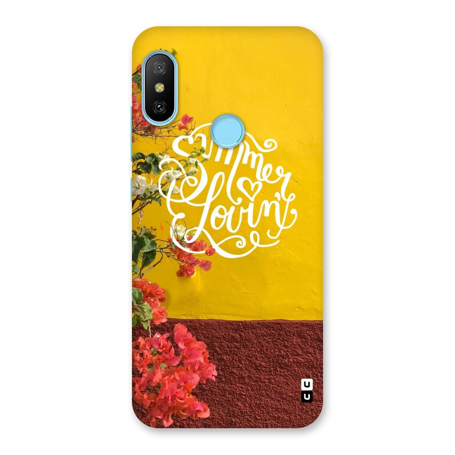 Summer Lovin Back Case for Redmi 6 Pro