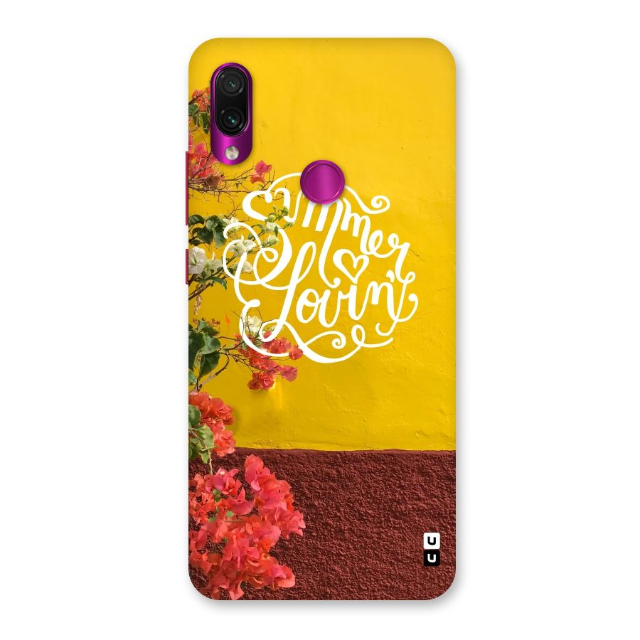 Summer Lovin Back Case for Redmi Note 7 Pro