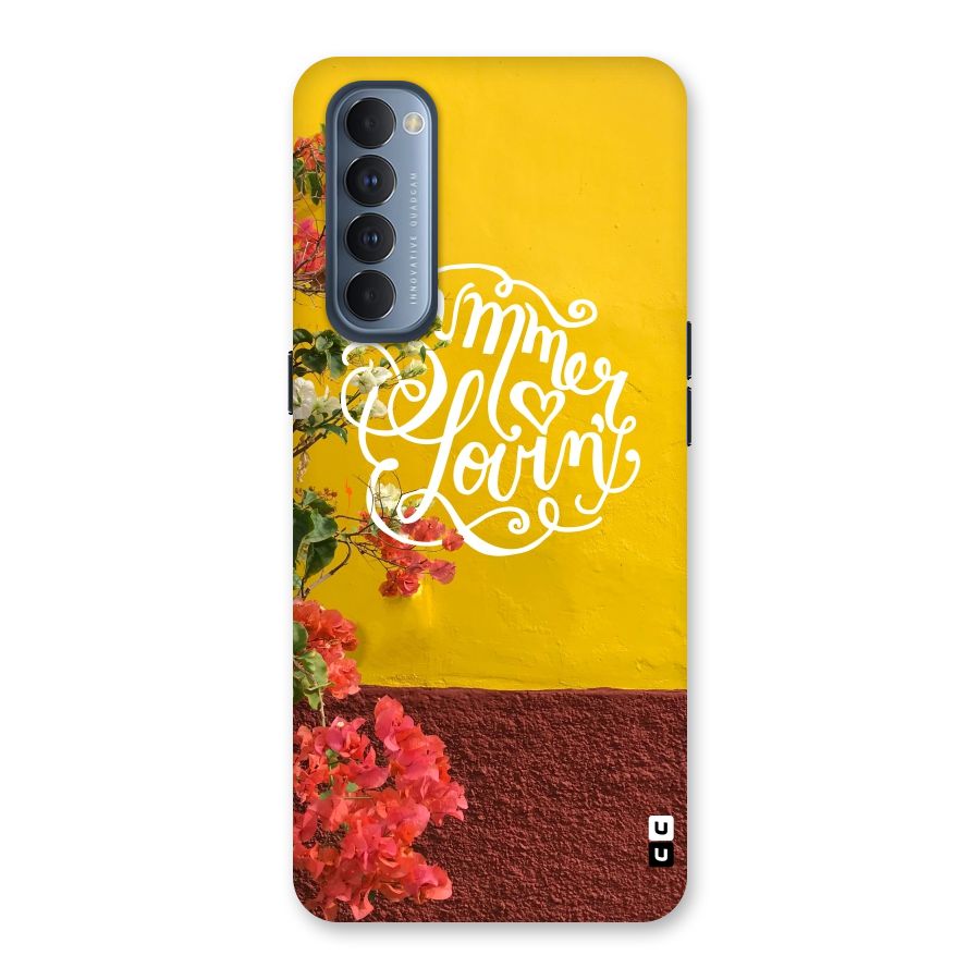 Summer Lovin Back Case for Reno4 Pro