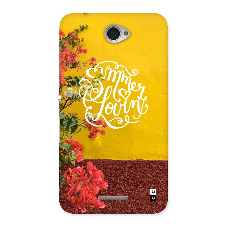 Summer Lovin Back Case for Sony Xperia E4