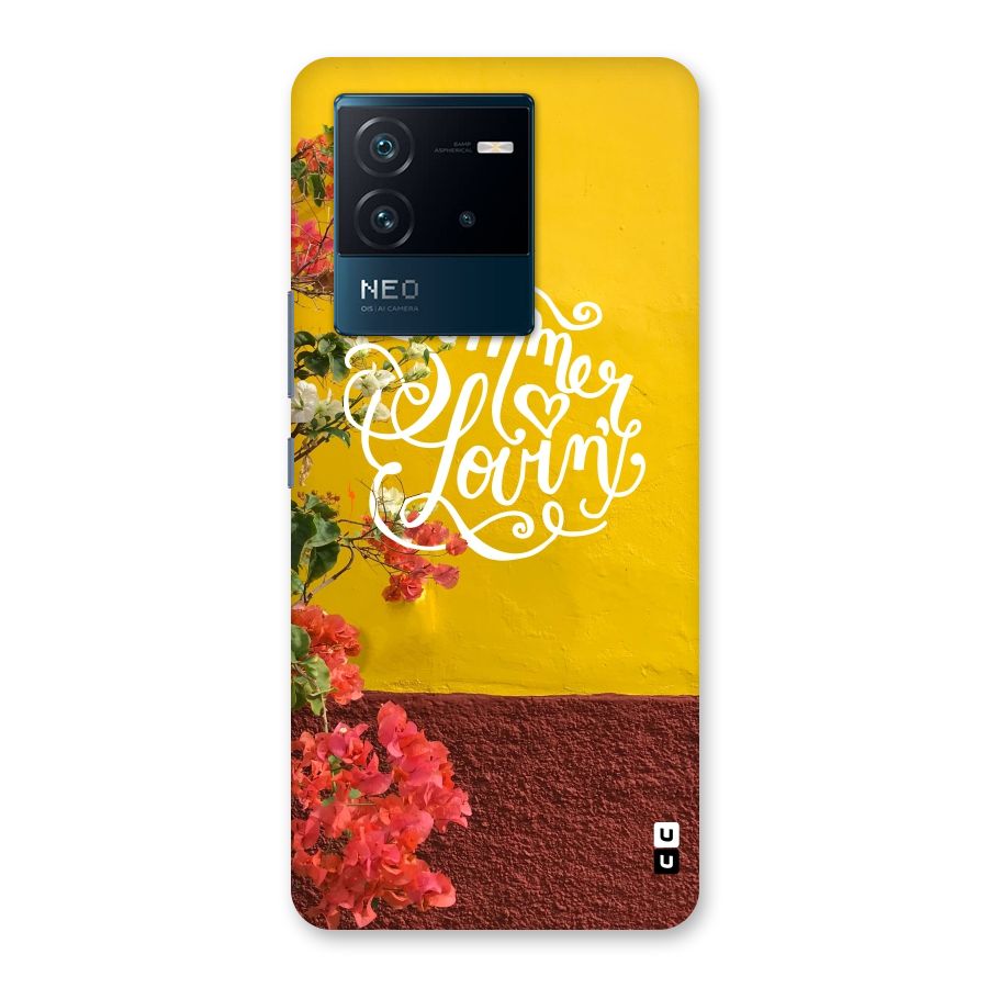 Summer Lovin Back Case for Vivo iQOO Neo 6 5G
