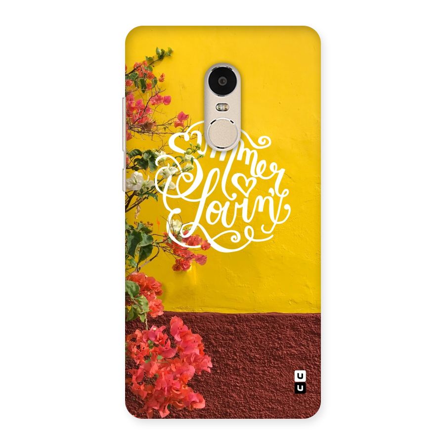 Summer Lovin Back Case for Xiaomi Redmi Note 4