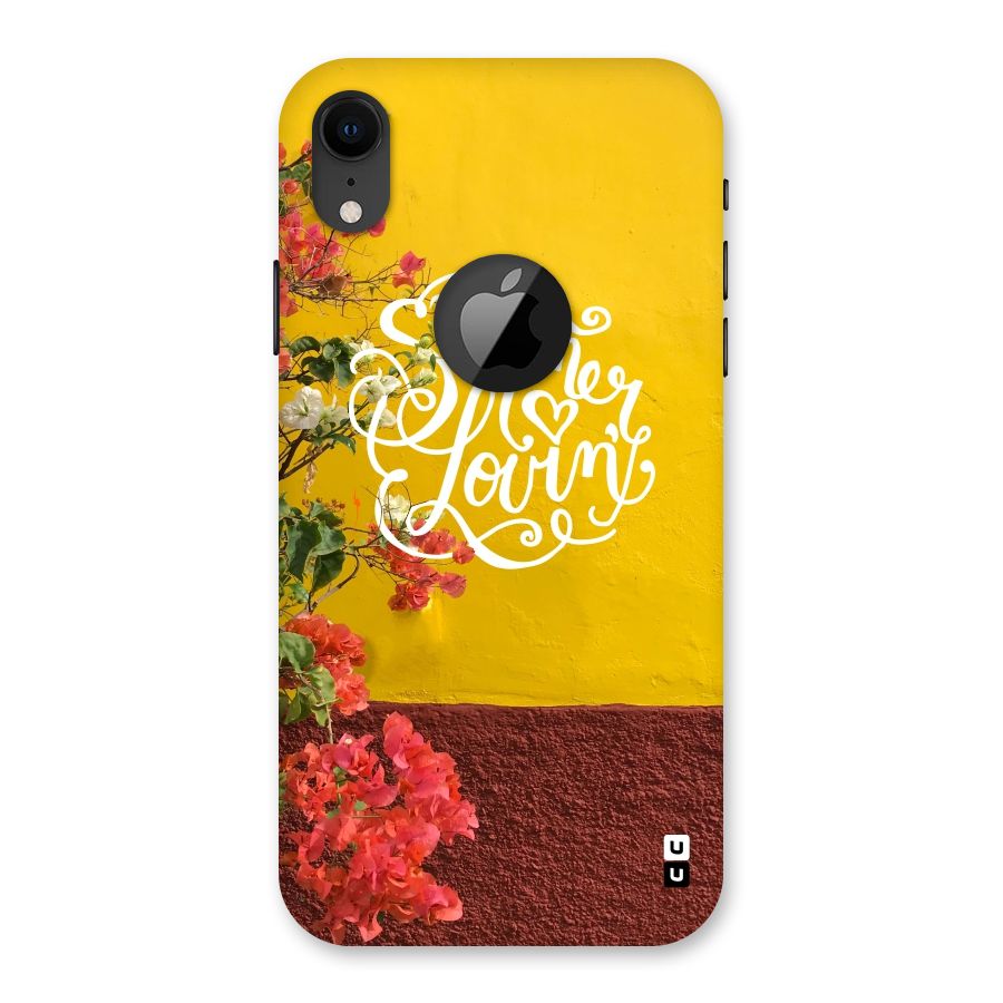 Summer Lovin Back Case for iPhone XR Logo Cut