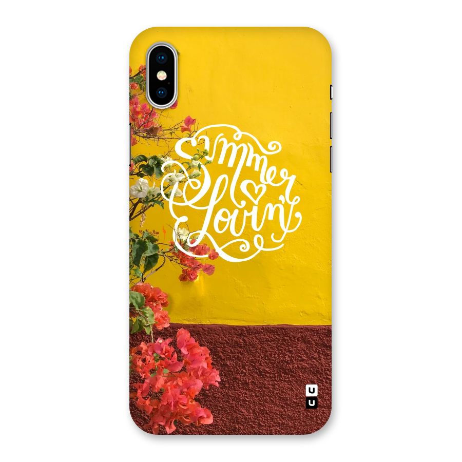 Summer Lovin Back Case for iPhone XS