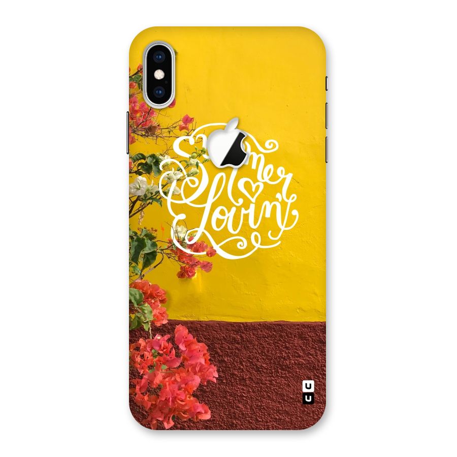 Summer Lovin Back Case for iPhone XS Max Apple Cut