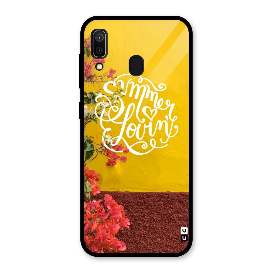Summer Lovin Glass Back Case for Galaxy A30