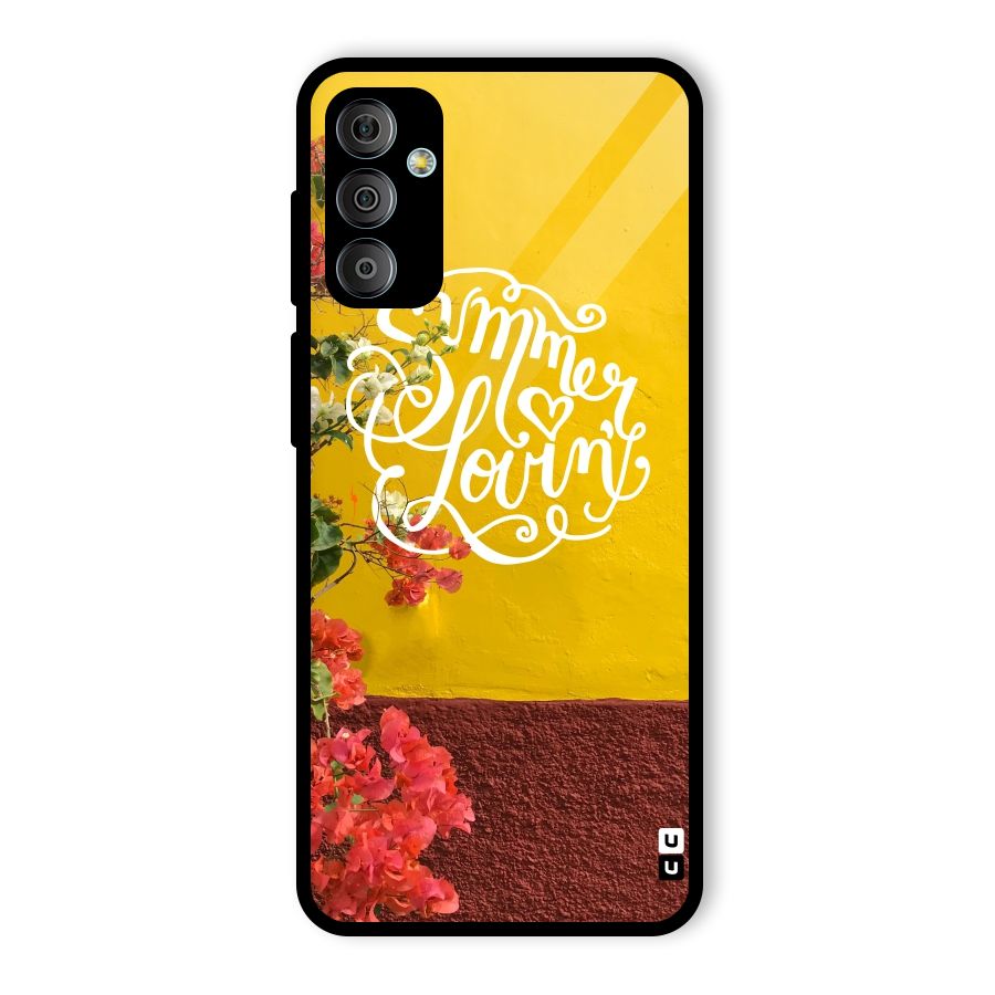 Summer Lovin Glass Back Case for Galaxy F23