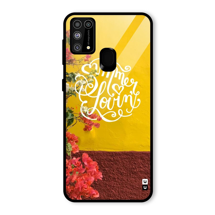 Summer Lovin Glass Back Case for Galaxy F41