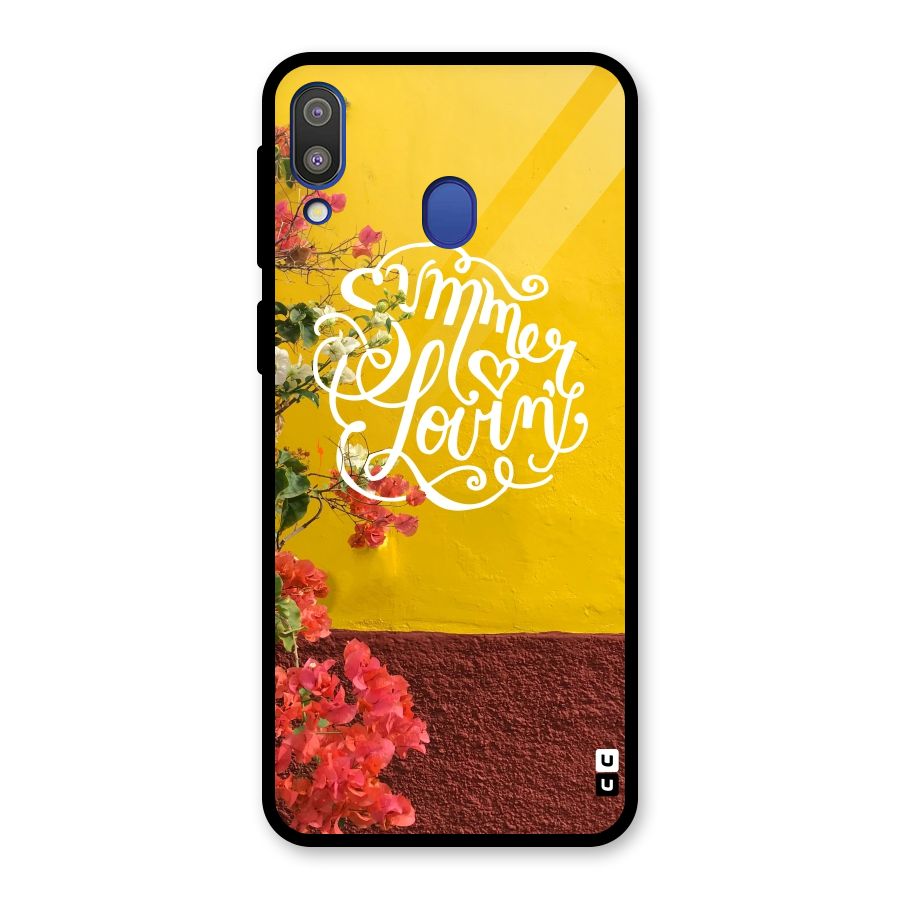 Summer Lovin Glass Back Case for Galaxy M20