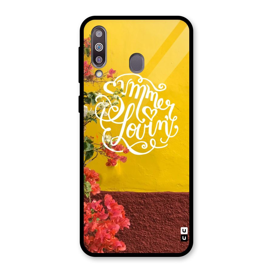 Summer Lovin Glass Back Case for Galaxy M30