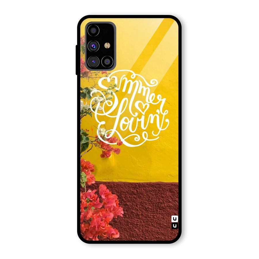 Summer Lovin Glass Back Case for Galaxy M31s