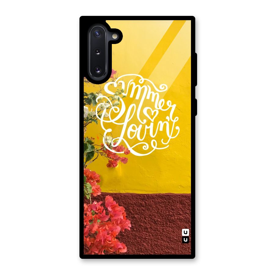 Summer Lovin Glass Back Case for Galaxy Note 10