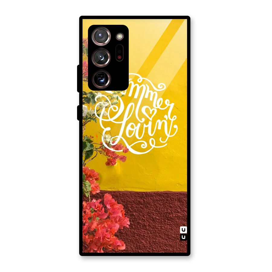 Summer Lovin Glass Back Case for Galaxy Note 20 Ultra
