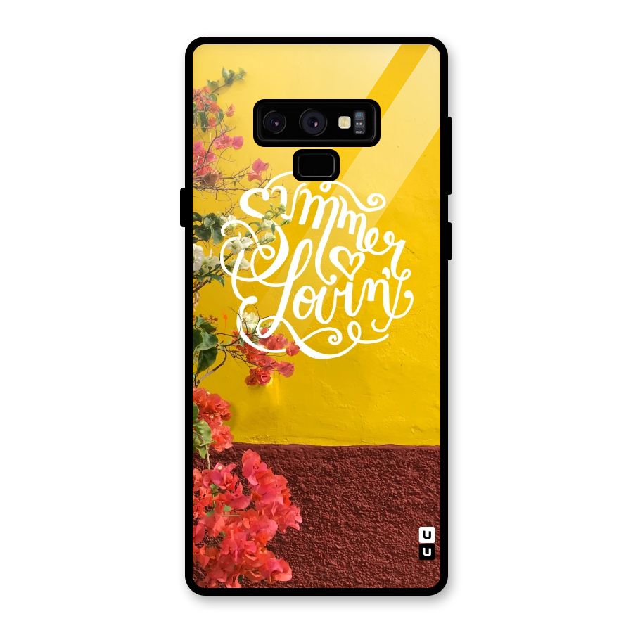 Summer Lovin Glass Back Case for Galaxy Note 9