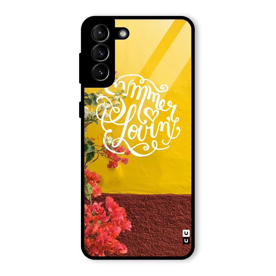 Summer Lovin Glass Back Case for Galaxy S21 Plus