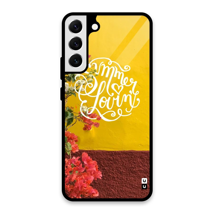 Summer Lovin Glass Back Case for Galaxy S22 Plus 5G