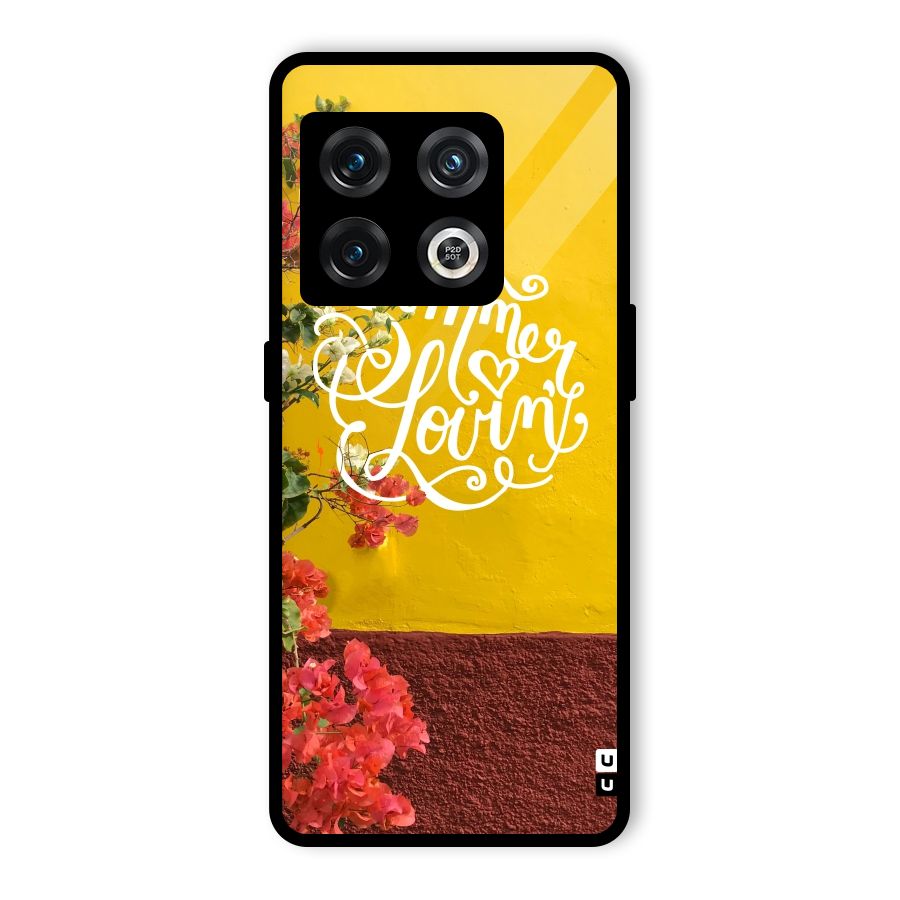 Summer Lovin Glass Back Case for OnePlus 10 Pro 5G