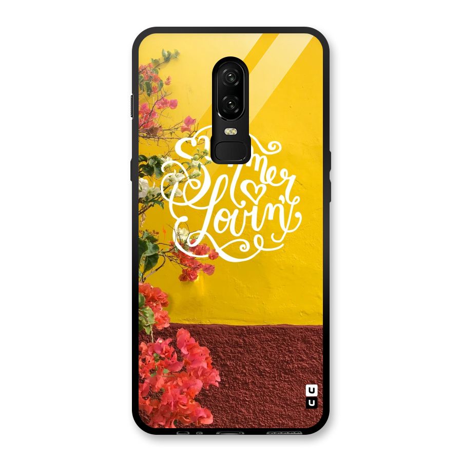 Summer Lovin Glass Back Case for OnePlus 6