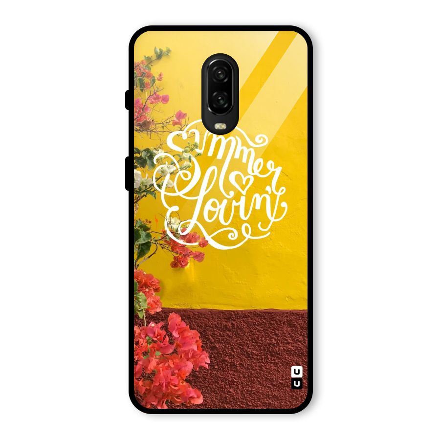 Summer Lovin Glass Back Case for OnePlus 6T