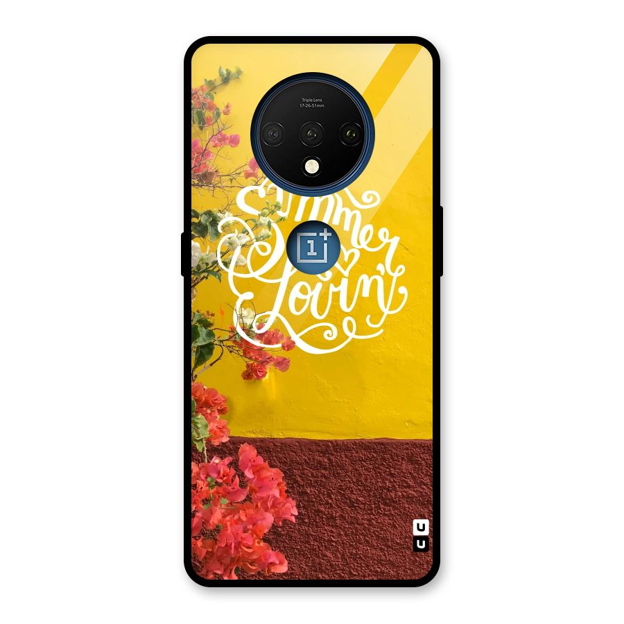 Summer Lovin Glass Back Case for OnePlus 7T