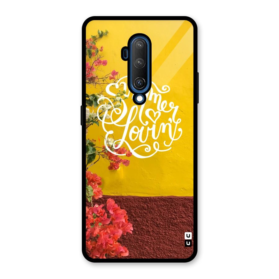 Summer Lovin Glass Back Case for OnePlus 7T Pro
