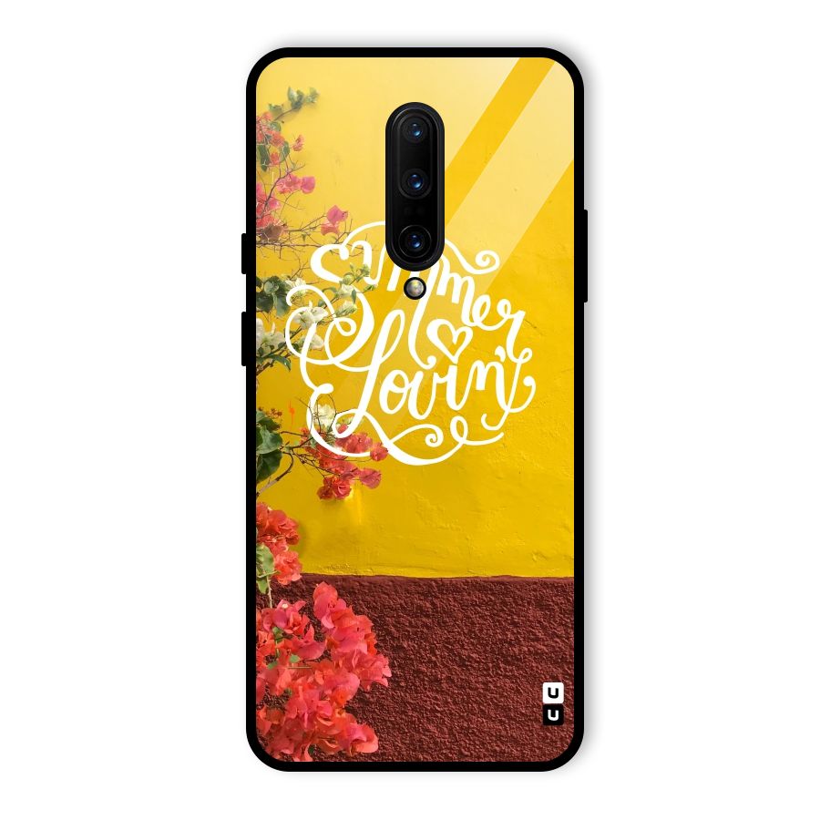 Summer Lovin Glass Back Case for OnePlus 7 Pro