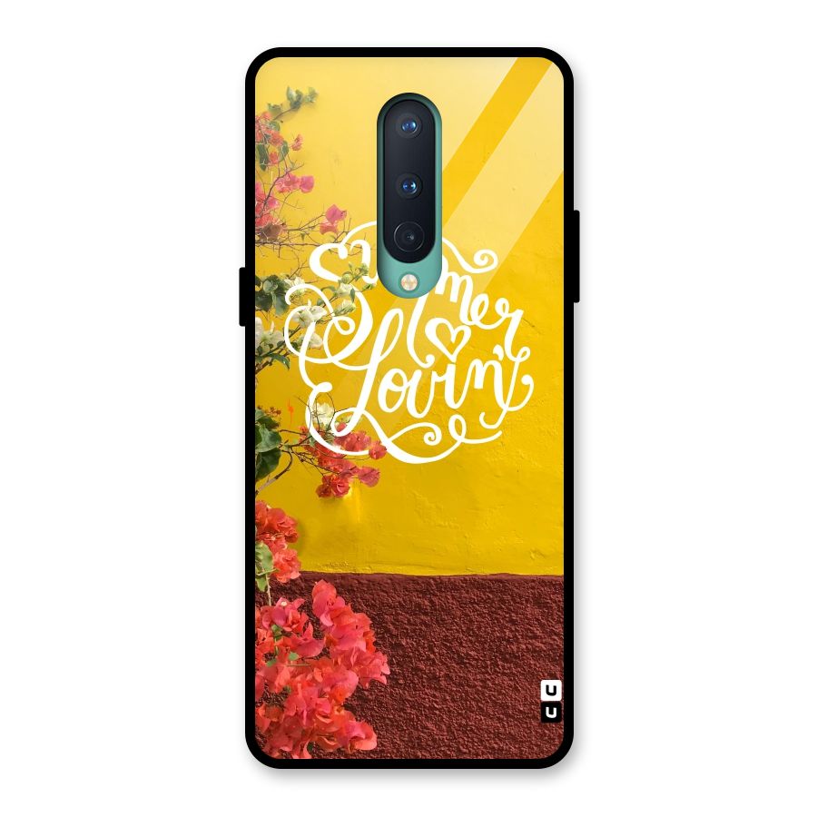 Summer Lovin Glass Back Case for OnePlus 8