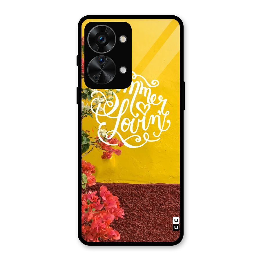 Summer Lovin Glass Back Case for OnePlus Nord 2T