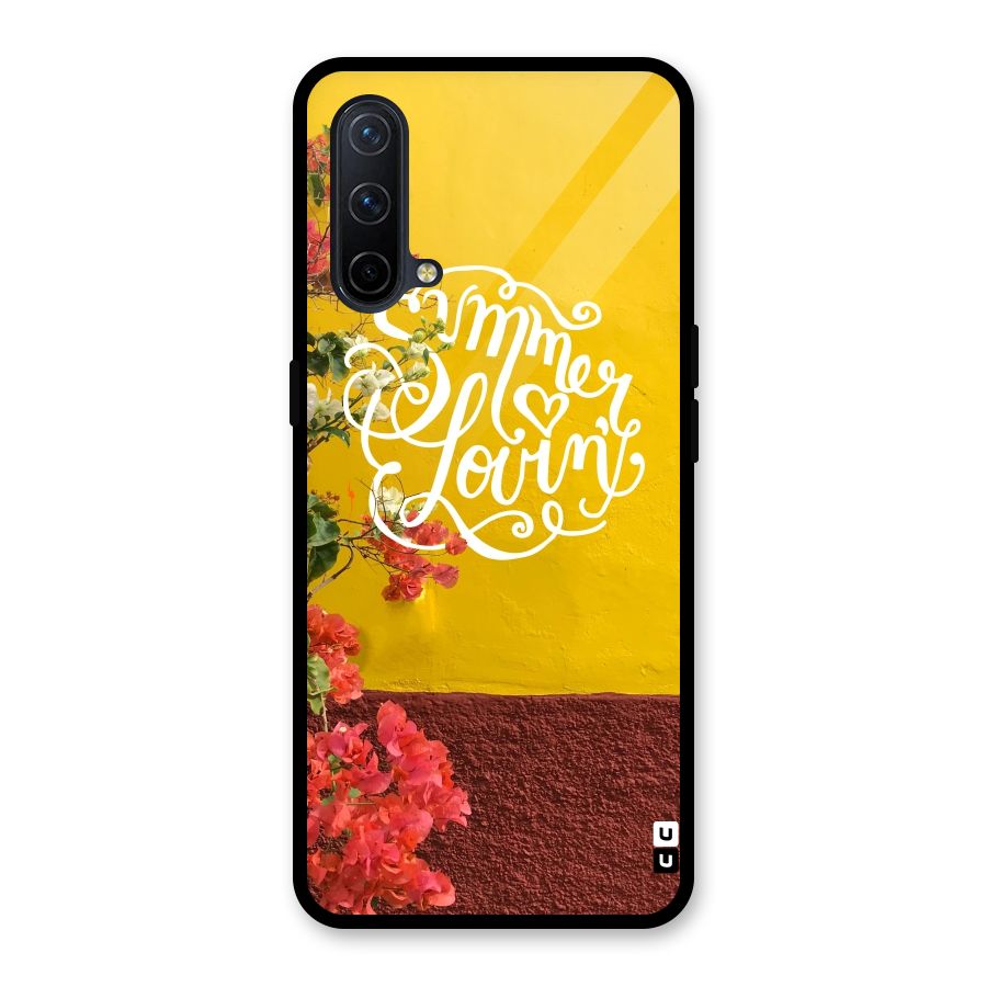 Summer Lovin Glass Back Case for OnePlus Nord CE 5G