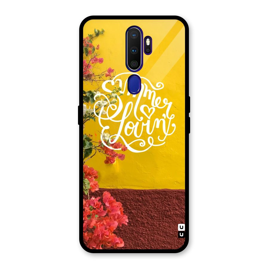 Summer Lovin Glass Back Case for Oppo A9 (2020)