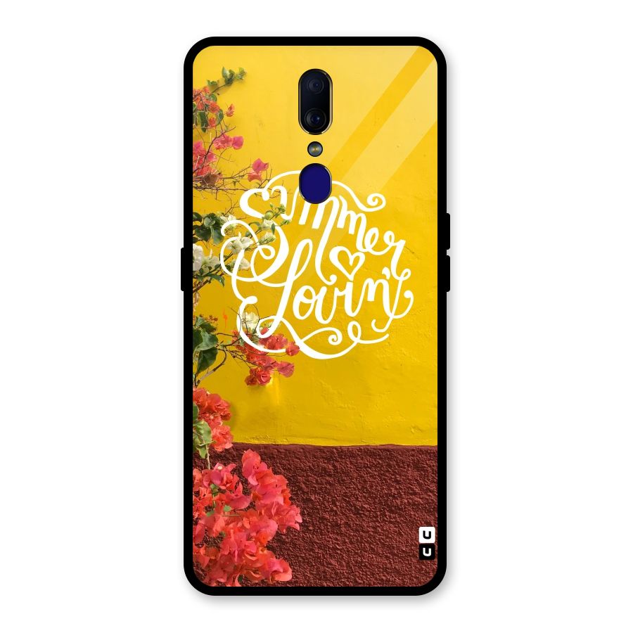 Summer Lovin Glass Back Case for Oppo F11