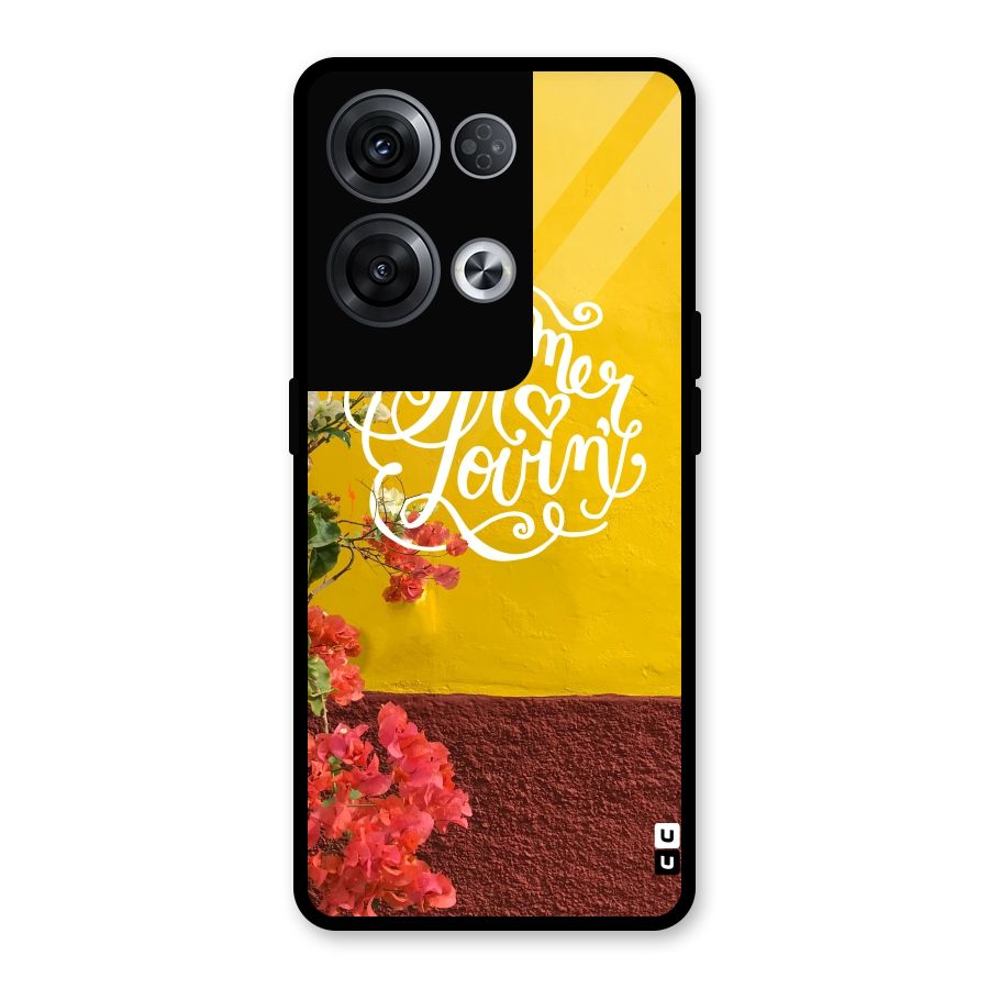 Summer Lovin Glass Back Case for Oppo Reno8 Pro 5G