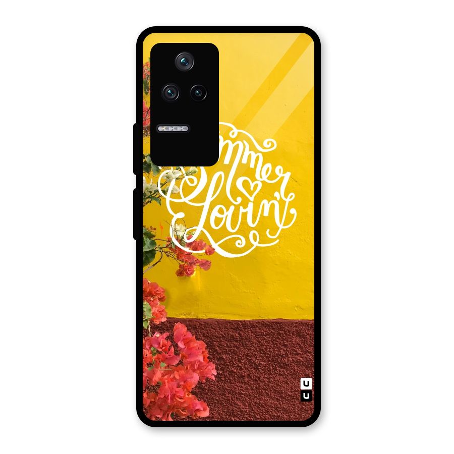 Summer Lovin Glass Back Case for Poco F4 5G