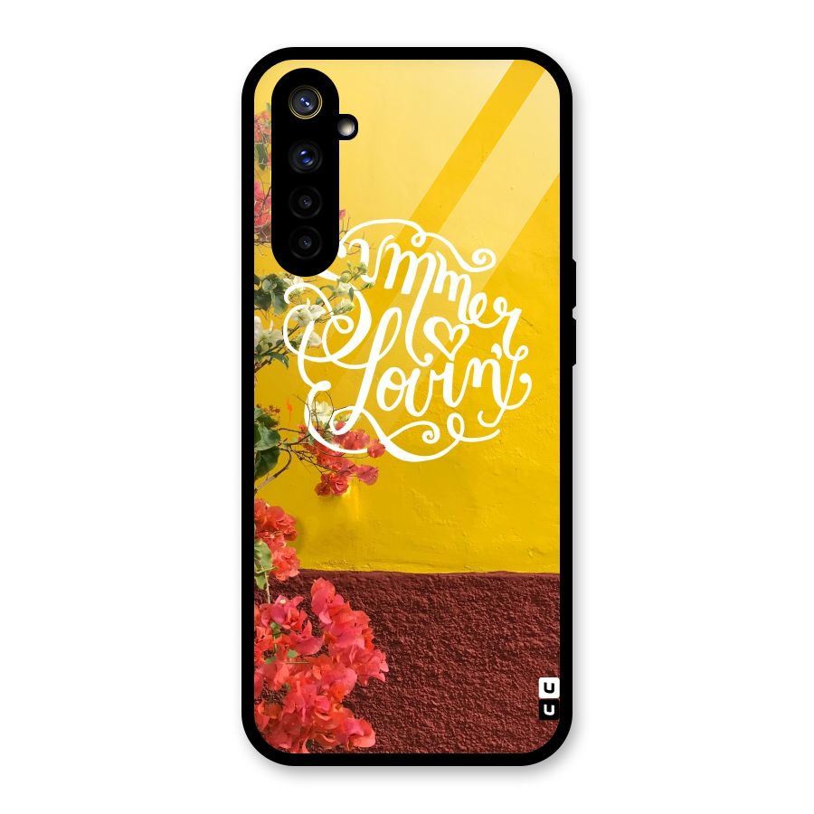 Summer Lovin Glass Back Case for Realme 6i