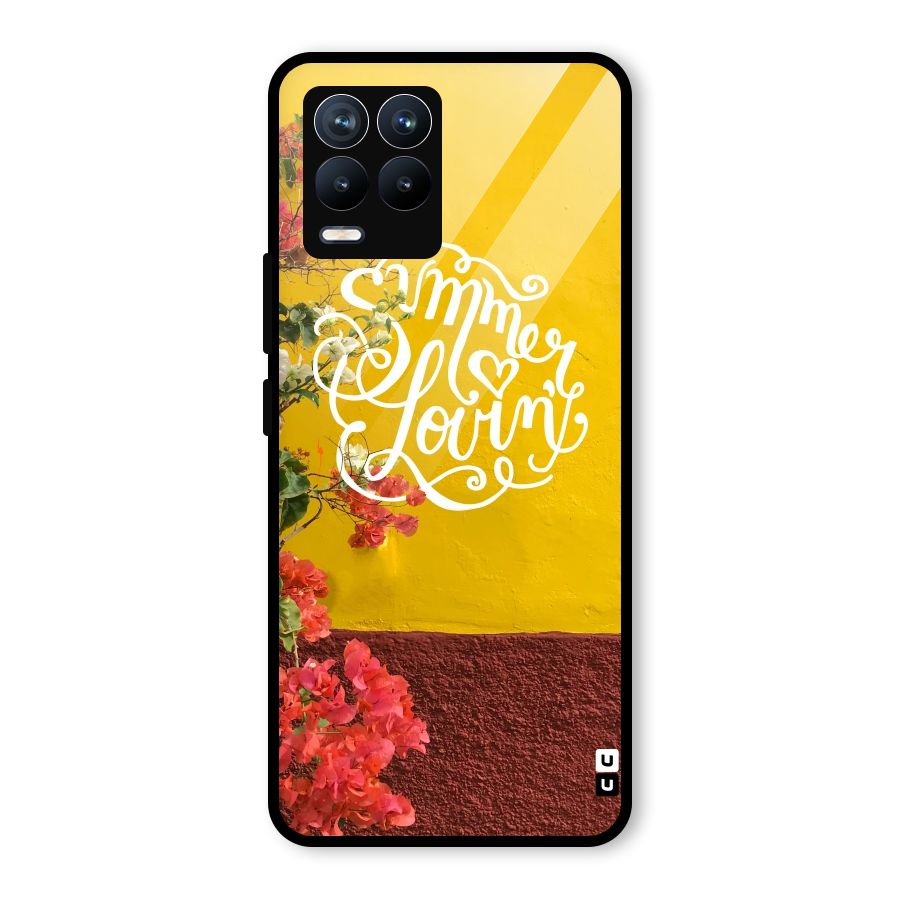 Summer Lovin Glass Back Case for Realme 8