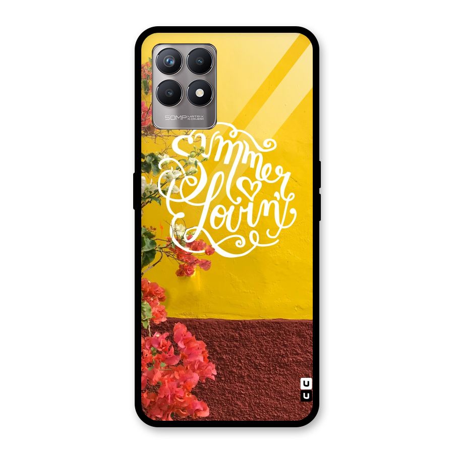 Summer Lovin Glass Back Case for Realme 8i