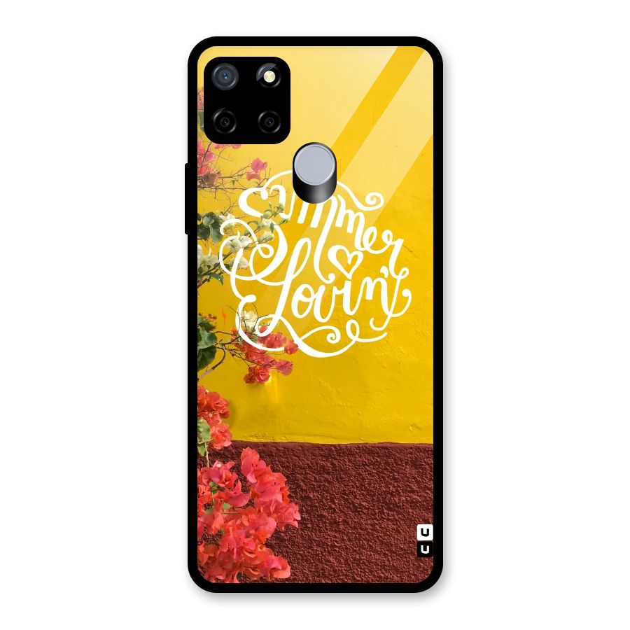 Summer Lovin Glass Back Case for Realme C15