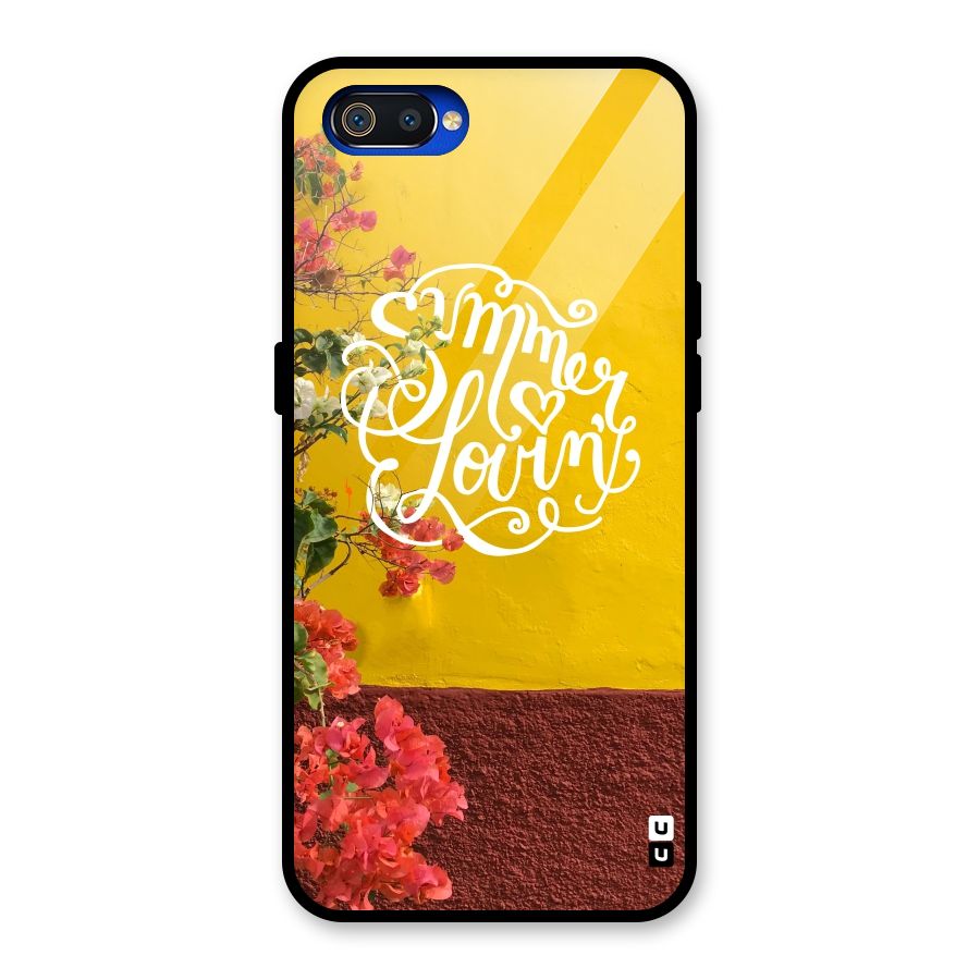 Summer Lovin Glass Back Case for Realme C2